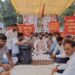 जिला अध्यक्ष की नियुक्ति से नाराज सतना के कांग्रेस कार्यकर्ता कांग्रेस मुख्यालय पर धरने पर बैठे