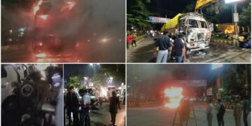इंदौर में बेकाबू ट्रक का कहर : दो की मौत, कई घायल, मुख्यमंत्री ने दिये जांच के आदेश